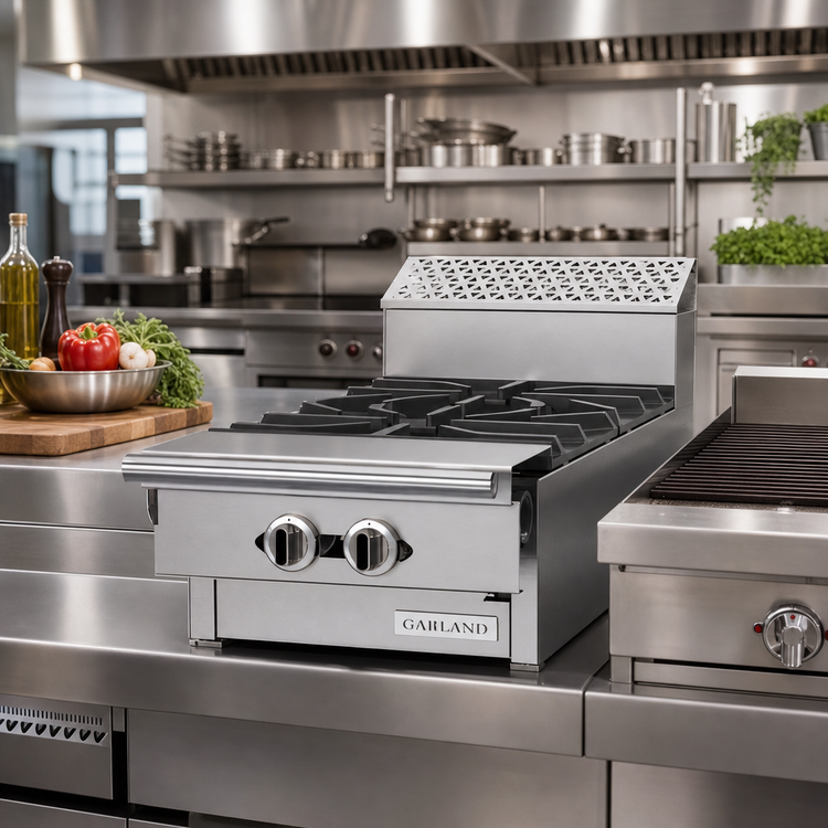 Product image #3 for Garland Cuisine Series Heavy Duty 18-Inch Modular Add-A-Unit Gas Range Top with 2 Open Burners