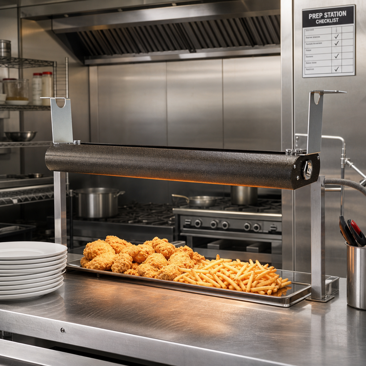 Product image #2 for Vollrath 24-Inch Low Profile Unlighted Strip Heat Lamp, 208V