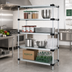 Thumbnail image #2 for Quantum Solid Shelving Starter Kit, 60-Inch Wide x 18-Inch Deep x 74-Inch High, 4 Solid Shelves
