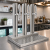 Thumbnail image #2 for Skyline 3-Faucet Countertop Glycol-Cooled Draft Beer Station, Less Rinser, Polished Stainless Steel