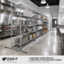 Thumbnail image #2 for Eagle Group Floor-Trak Double-Deep 18 Ft Floor Track Kit for High-Density Storage