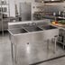 Thumbnail image #2 for Krowne Royal Series 3-Compartment Basin Sink, 57