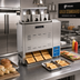 Thumbnail image #2 for Antunes Gold Standard Vertical Dual-Belt 3-Lane Conveyor Toaster with Tall Bun Feeder