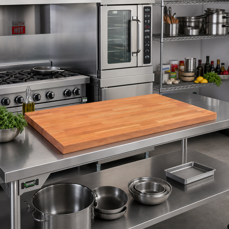Product image #2 for Boos Block American Cherry Blended Edge Grain Kitchen Countertop, 48 x 27 x 1-1/2 Inch, Flat, Penetrating Oil Finish
