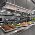 Thumbnail image #2 for Hatco Ultra-Glo 66-Inch Double Ceramic Infrared Foodwarmer Strip Heat Lamp