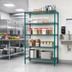 Thumbnail image #2 for Valu-Gard 5-Tier Add-On Wire Shelving Unit with QuadTruss Shelves, 24 x 24 x 86 Inches, Green Epoxy