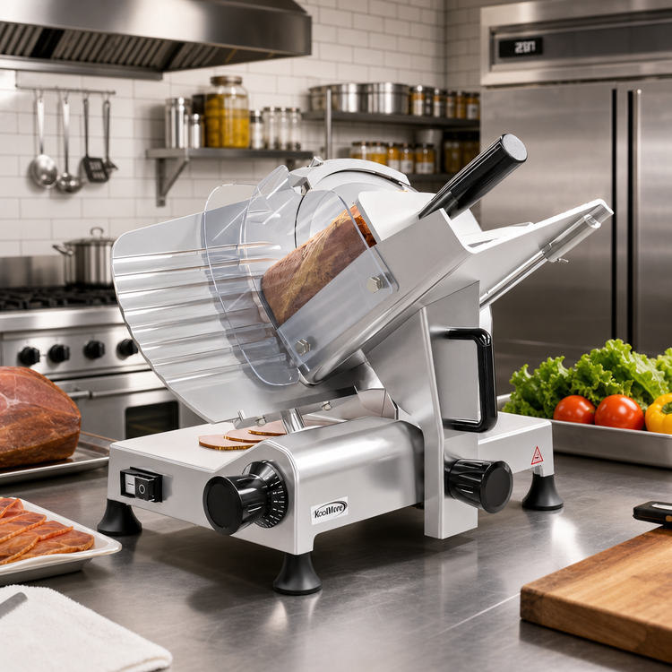 Product image #2 for KoolMore 12-Inch Semi-Automatic Electric Commercial Meat Slicer