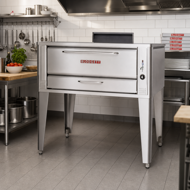 Product image #2 for Blodgett 1048 BASE Gas Deck Pizza Oven, 48 x 37 Inch Deck Interior, 10 Inch High Oven