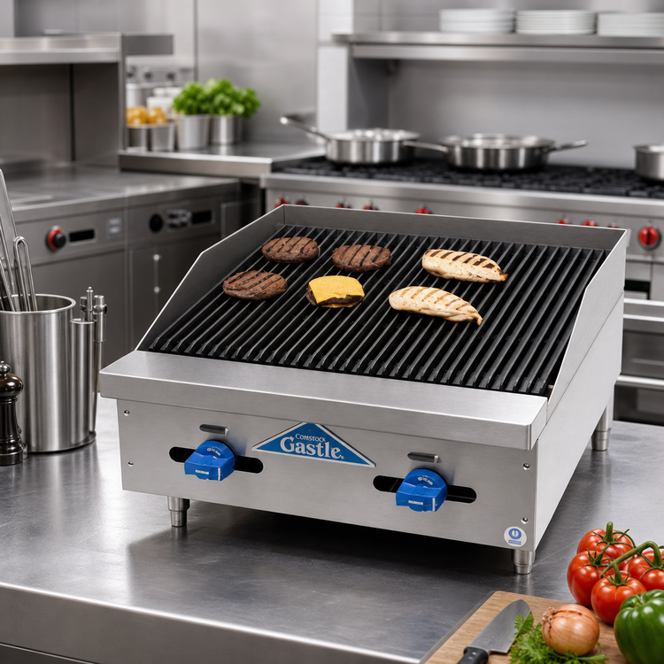 Product image #2 for Comstock-Castle 24-Inch Countertop Gas Char-Broiler with Cast Iron Grates