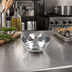 Thumbnail image #2 for American Metalcraft Squound 5-1/2 oz Square Stainless Steel Hammered Snack Bowl