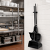Thumbnail image #2 for Lobby Pro Upright Dust Pan Hanger Bracket, Black, 4 x 1-1/4 x 1-1/4 Inches