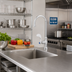 Thumbnail image #2 for Single Pantry Deck-Mount Swivel/Rigid Gooseneck Faucet with Wrist Action Handle