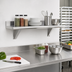 Thumbnail image #2 for Advance Tabco Wall-Mounted Stainless Steel Shelf, 36