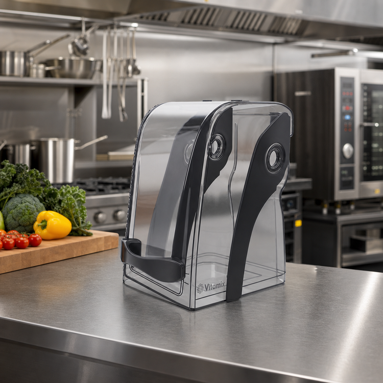 Product image #2 for Vitamix Two-Piece Twist Lock Compact Blender Cover with Removable Hinge