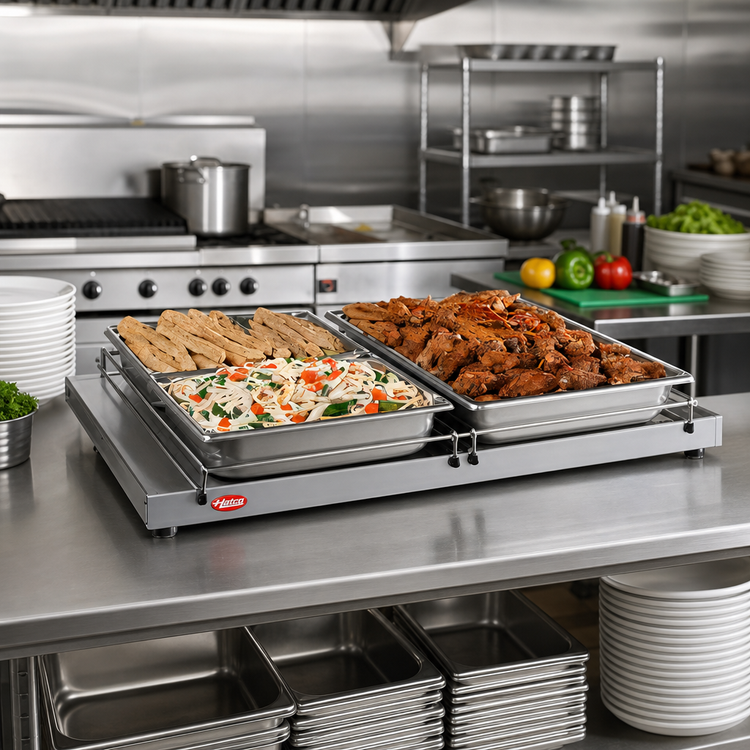 Product image #2 for Hatco Glo-Ray Freestanding Heated Shelf, 30 Inch W x 19.5 Inch D, 120V