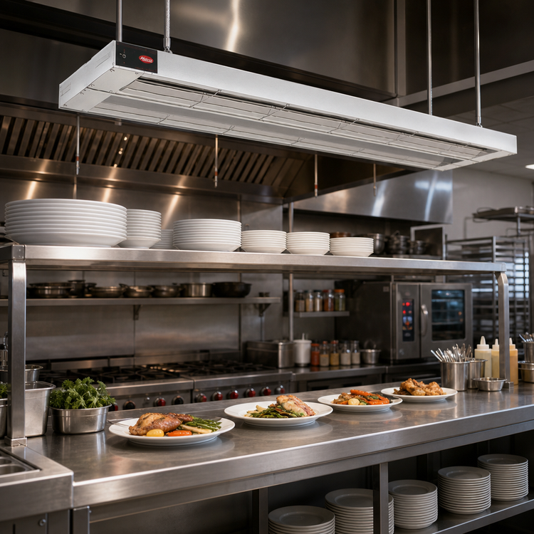 Product image #2 for Hatco Glo-Ray® 54-Inch Double Unlighted Infrared Strip Heater, Aluminum, 1.85 kW