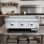Thumbnail image #2 for Koolmore KM-GG3-36M 36-Inch 3-Burner Natural Gas Commercial Griddle, 90,000 BTU, Manual Controls, Stainless Steel