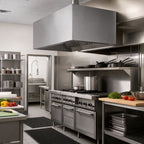Thumbnail image #2 for Advance Tabco CH-4242 42 x 42 Inch Stainless Steel Condensate Hood, Ceiling Mount, No Fan