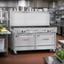 Thumbnail image #2 for Southbend Ultimate 60-Inch Gas Restaurant Range with 10 Open Burners, Convection Oven and Cabinet Base