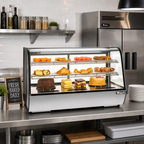 Thumbnail image #2 for Migali Industries Competitor Series® C-70CTS-48 48-Inch Countertop Refrigerated Display Case, Straight Glass, Rear Sliding Doors, 7.1 Cu. Ft.