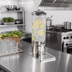 Thumbnail image #2 for Single 2 Gallon Beverage Dispenser with Polycarbonate Reservoir and Stainless Steel Base