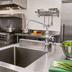 Thumbnail image #2 for Single Pantry Deck-Mount Faucet with 8-Inch Swivel Spout and Lever Handle