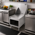 Thumbnail image #2 for Top Shelf Freestanding Underbar Blender Stand with Flat Work Top, 24 Inch Stainless Steel