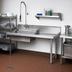 Thumbnail image #2 for Eagle Group Spec-Master Straight Soiled Dishtable with Pre-Rinse Sink, Right-to-Left Operation, 36