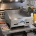 Thumbnail image #2 for Comstock-Castle FHP24-24T Countertop Gas Griddle with Thermostatic Controls, 24-Inch x 21-Inch Polished Steel Plate