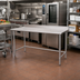 Thumbnail image #2 for Eagle BlendPort® Budget Series 60 x 24-Inch Stainless Steel Work Table with 4-1/2-Inch Backsplash