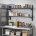 Thumbnail image #2 for Cambro Camshelving Elevation Series Wall Shelving Add-On Shelf Kit, 14 x 24 Inches, Solid, Brushed Graphite