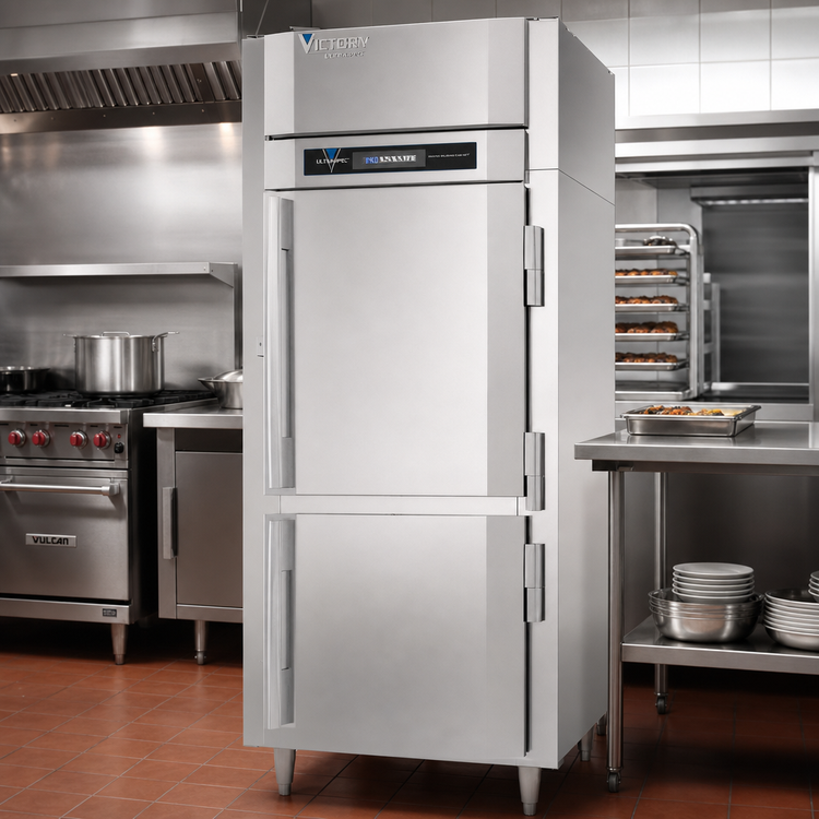 Product image #2 for Victory UltraSpec HS-1D-1-EW-PT-HD Extra Wide Pass-Thru Solid Half-Door Heated Holding Cabinet
