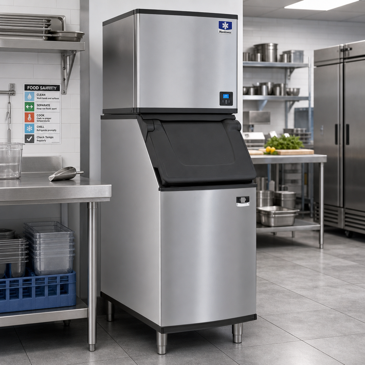 Product image #3 for Manitowoc D320 Ice Bin for Top-Mounted Ice Maker, 264 lb Capacity