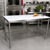 Thumbnail image #2 for John Boos 96 Inch x 24 Inch Reversible Poly Top Trimming Table