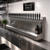Thumbnail image #2 for Perlick 3076-27 Modular Wall Mount Air-Cooled Draft Beer Dispensing Tower with 27 Faucets