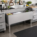 Thumbnail image #2 for John Boos Slim-Line UBIB-1848-CP10-X 48-Inch Stainless Steel Underbar Ice Bin/Cocktail Unit with 10-Circuit Cold Plate