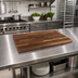 Thumbnail image #2 for Boos Block American Black Walnut Kitchen Countertop, 42 x 27 Inch, Blended Rails Edge Grain, 1-1/2 Inch Thick, Oil Finish