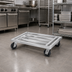 Thumbnail image #2 for Channel Mobile Aluminum Dunnage Dolly, 42 x 20 x 8 Inches, Tubular, 1,200 lb Capacity