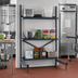 Thumbnail image #2 for Metro SmartLever 36-Inch Cantilevered Shelving Starter Kit for 18 x 36 Shelves