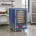 Thumbnail image #2 for Metro C5 3 Series Half-Height Heated Holding Cabinet with Blue Insulation Armour, Clear Door, and Fixed Wire Slides