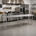 Thumbnail image #2 for 108-Inch x 24-Inch Stainless Steel Flat Top Work Table with Open Base