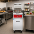 Thumbnail image #3 for Vulcan PowerFry3 High Efficiency Gas Floor Fryer with Programmable Computer Controls and KleenScreen PLUS Filtration, 45-50 lb Capacity, 15-1/2 Inch Wide