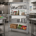 Thumbnail image #2 for Eagle Group 4-Tier Chrome-Plated Wire Starter Shelving Unit, 48 x 21 x 74 Inches