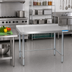 Thumbnail image #2 for BK Resources 84-Inch x 30-Inch Open Base Riser Top Work Table
