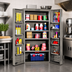 Thumbnail image #2 for Quantum Heavy-Duty 36-Inch Underbar Storage Cabinet with 4 Interior Shelves and 12 Door Shelves