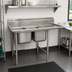 Thumbnail image #2 for Eagle Group 414 Series 2-Compartment Commercial Sink with Right-Hand Drainboard, 56-5/8
