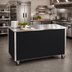 Thumbnail image #2 for Vollrath 4-Series Signature Server 88-Inch Mobile Stainless Steel Utility Station with Black Laminate Enclosed Base