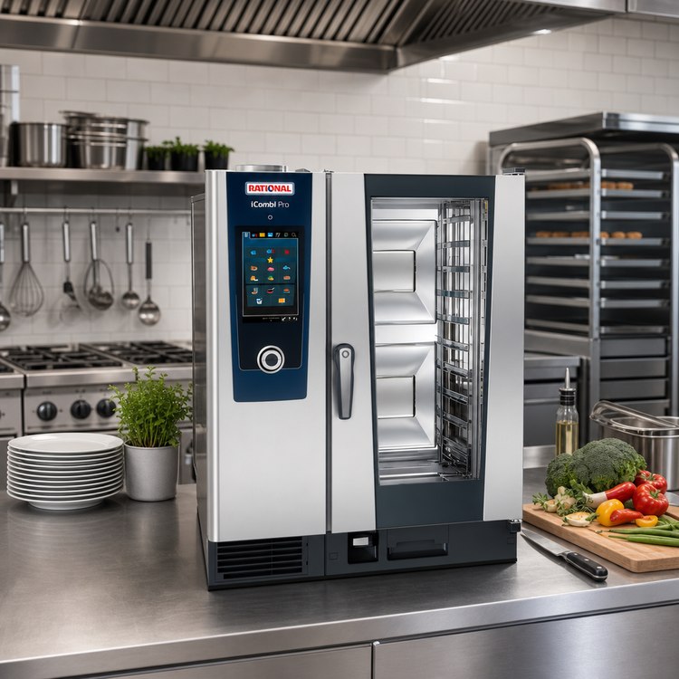 Product image #2 for RATIONAL iCombi Pro 10-Half Size Countertop Combi Oven, Natural Gas, 120V, 1-Phase, AutoDose