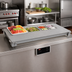 Thumbnail image #2 for Hatco Built-In Flush Top Simulated Stone Hot/Cold Shelf for Remote Refrigeration, 48-Inch Wide