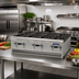 Thumbnail image #2 for Imperial Pro Series PSH1060 60-Inch Gas Countertop Hot Plate with 10 Open Burners